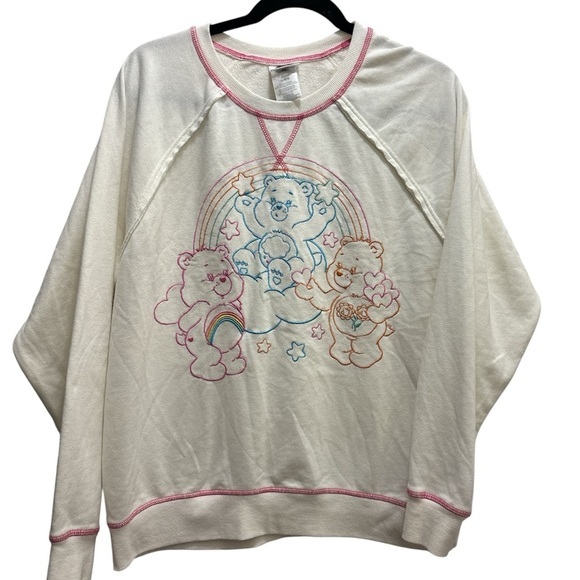 Care Bears Cream Sweater with Pastel Design - Picture 2 of 7